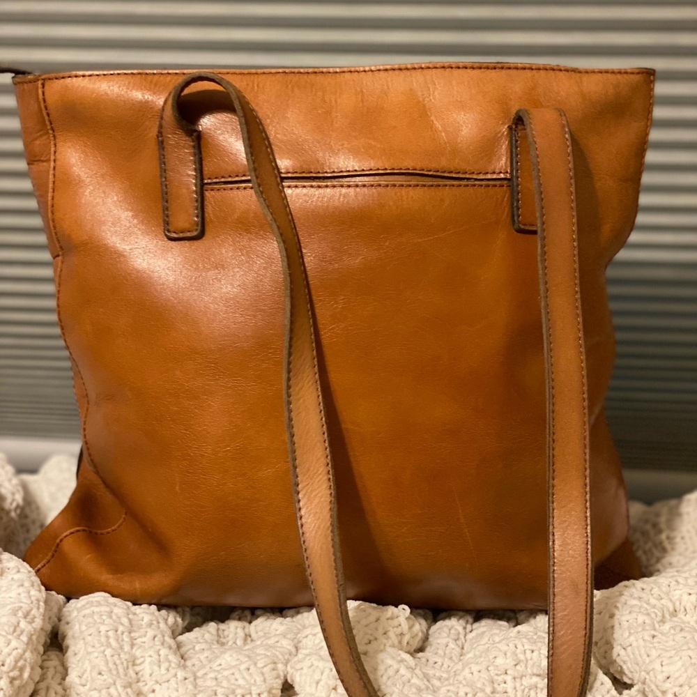 Patricia Nash Tan Leather Tote Bag
